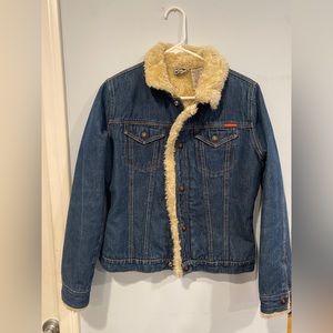 Fluffy Roxy Jean Denim Jacket